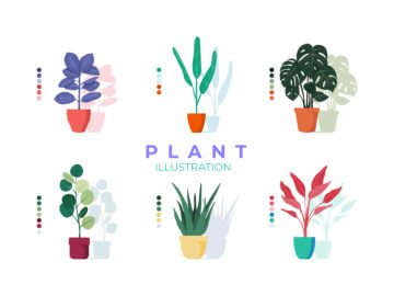 Free Vector Plants Illustrations