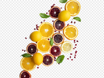 lemon orange red PNG