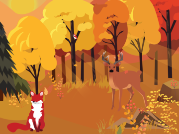 Autumn Forest Free Vector