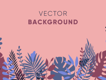 Floral Vector Background Free Download