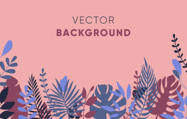 Floral Vector Background Free Download