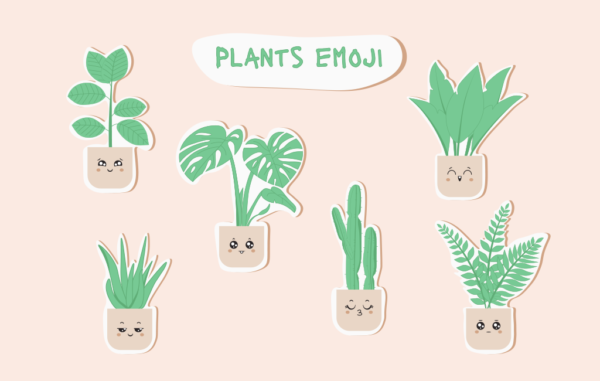 Plants Emoji Vector Cactus Free Illustration