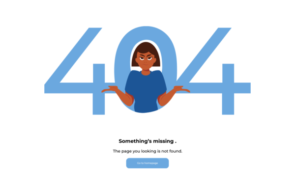 404 Page Not Found Free Illustration