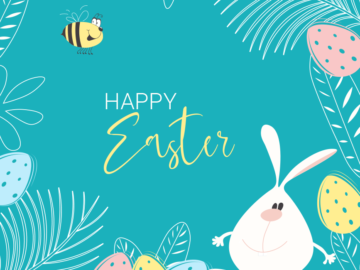 Happy Eater poster Banner Free vector
