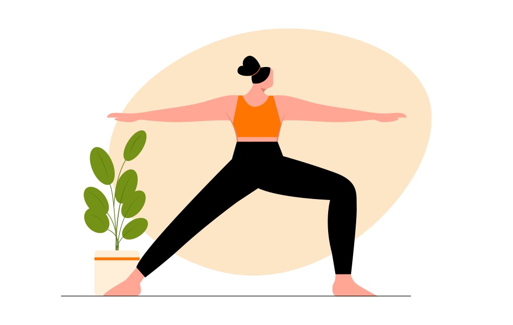 Stay Home Do Yoga Vector - Vector For Free