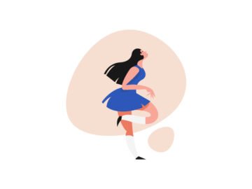 Dancing Girl Free Illustration