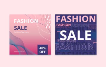 fashion sale post template free download