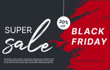 Black Friday Sale Vector Poster Free Download
