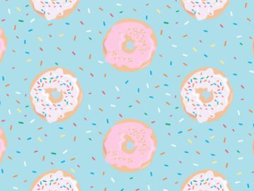 Donuts Seamless Pattern Free Download