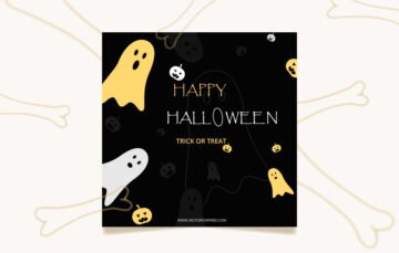 Happy Halloween Social Cover Template Free Download