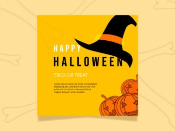 Happy Halloween Social Media Template Free Download