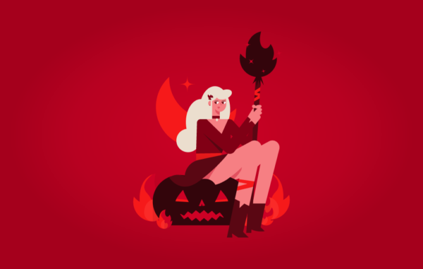 Witch Girl Illustration Free Download