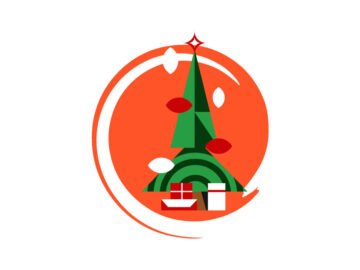 Christmass Tree Vector Illustration Free Download