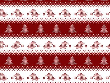 Knitted Christmas Seamless Pattern Free Download