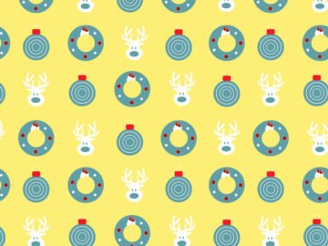 New Year Seamless Pattern Free Download