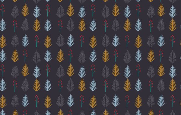 Seamless Pattern With Leaves Free Download