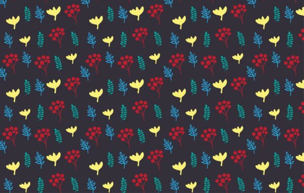 Seamless pattern with leaves Free Download