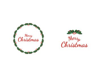 Watercolor Christmas Frames Free Download