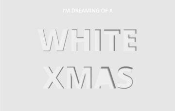 White Christmas Card Free Download