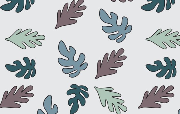 Seamless Pattern With Leaves Free Download