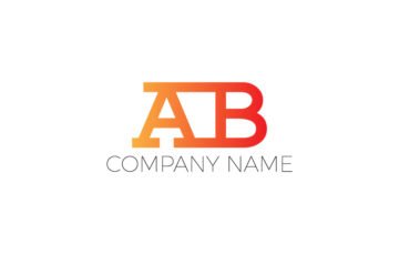 AB Letters Logo Design Free Download