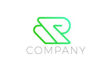 Green Letter R Logo Design Idea Free Download