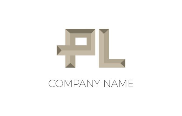 P L Logo Design Free Download