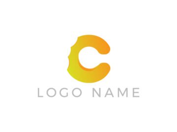 Yellow Letter Logo Design Free Download