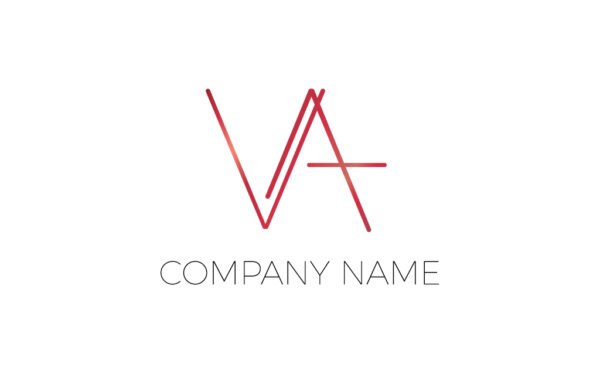 V A Logo Design Free Download