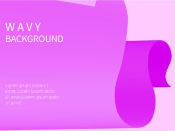 Wavy Pink Background Free Download