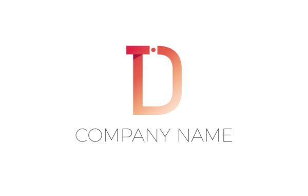 D T Logo Design Free Download
