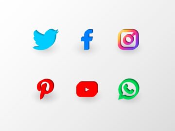 Social Media 3D Icons Free Download