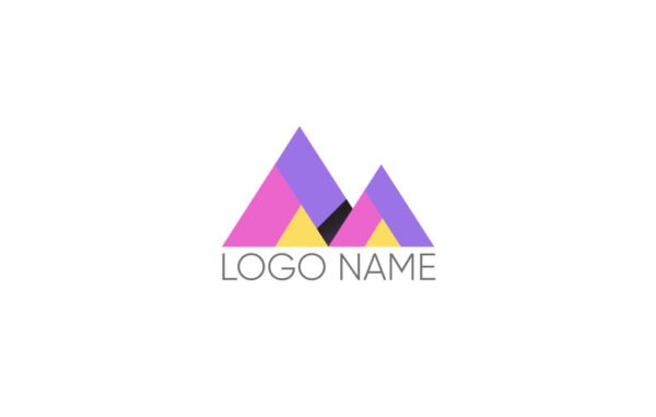 Geometric Mountains Logo_vectorforfree Free Download